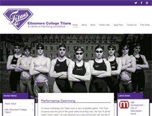 Tablet Screenshot of ellesmerecollegetitans.co.uk